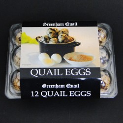 Fresh Greenham Quail Eggs 12eggs