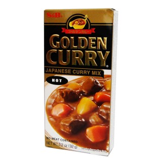 S&B Golden Curry Sauce Mix - Hot 92g