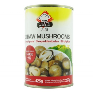 Chefs World Straw Mushrooms - Large 425g