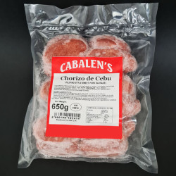 [Frozen] CABALEN'S Chorizo de Cebu(Sweet Pork Sausage) 650g
