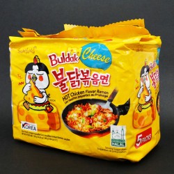 SAMYANG HOT Chicken Ramen Cheese 140g×5(HALAL)