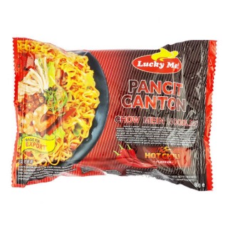 Lucky Me! Pancit Canton Instant Noodles - Hot Chili 60g