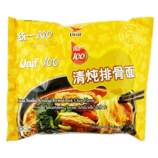 Unif 100 Instant Noodles - Artificial Stewed Pork Chop 105g
