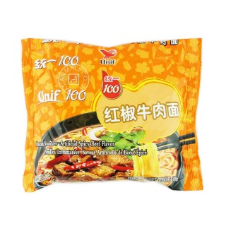 Unif 100 Instant Noodles - Spicy Beef 108g