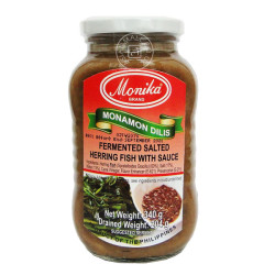 Monika MONAMON DILIS Fermented Salted Herring Fish with Sauce 340g