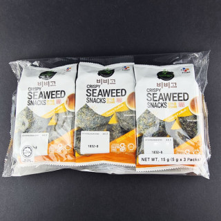 CJ bibigo Crispy Seaweed Snack Sesame 5g×3 (HALAL)