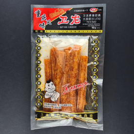 Weilong Big Latiao (Gluten Strips) - Hot & Spicy 102g